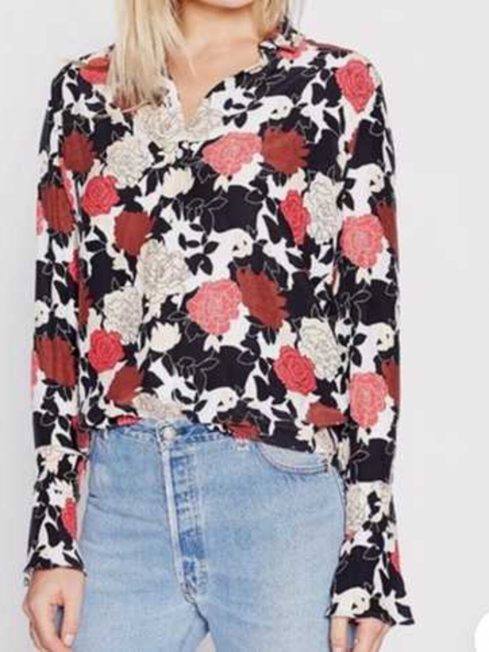 Equipment Daphne Floral Silk Blouse XS NWOT Authentic!